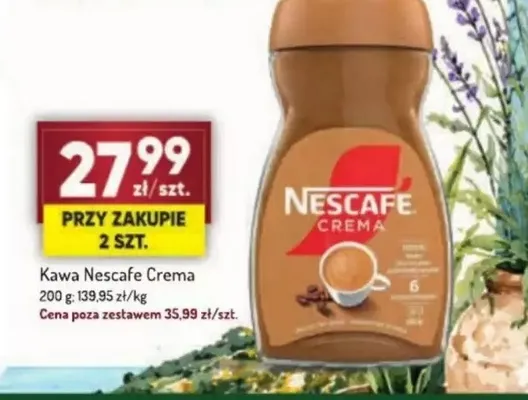 Kawa rozpuszczalna Nescafe Crema promocja w Avita