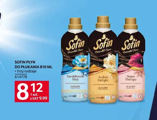 Płyn do płukania Amber Delight Sofin promocja w Selgros