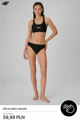 Dół od bikini damski 4F promocja w 4F