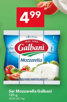 Ser Mozzarella promocja w LEWIATAN