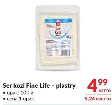 Ser kozi Fine Life - plastry promocja w Makro