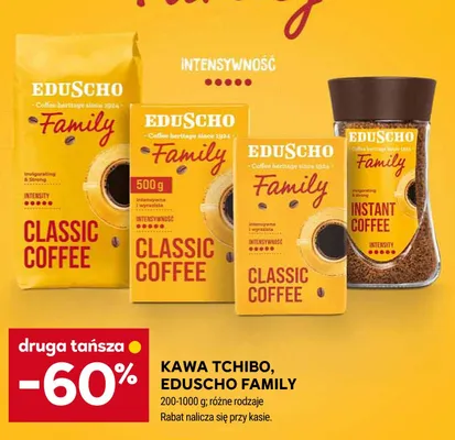 Kawa mielona Eduscho Family Classic Coffee promocja w Stokrotka