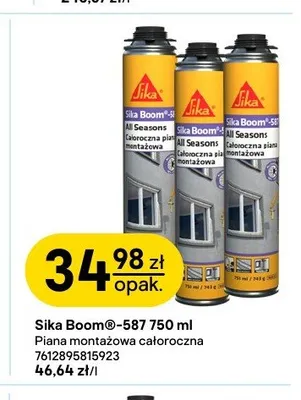 Piana montażowa całoroczna Sika Boom-587 750ml promocja w Castorama