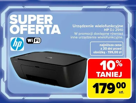Urządzenie wielofunkcyjne Hp Dj 2910 promocja w Carrefour