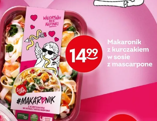 Makaronik z kurczakiem w sosie z mascarpone promocja w Żabka