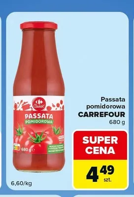 Passata pomidorowa Carrefour Classic promocja w Carrefour Market