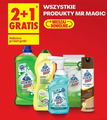 Wszystkie produkty 2+1 GRATIS promocja w Biedronka