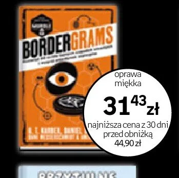 Książka Bordergrams promocja w Empik