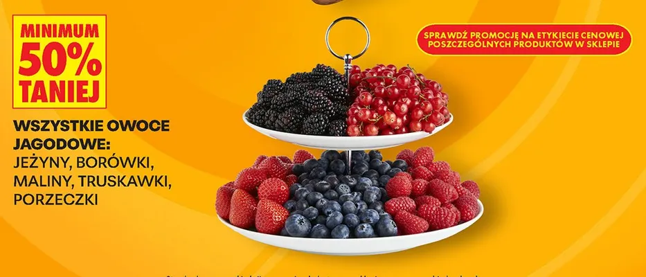 Truskawki świeże promocja w Biedronka