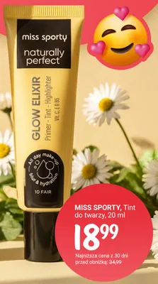 Tint do twarzy MISS SPORTY promocja w Rossmann