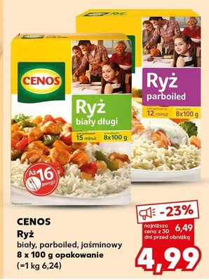 Ryż biały, parboiled, jaśminowy promocja w Kaufland
