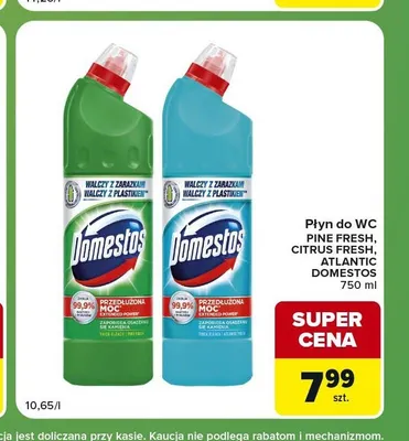 Płyn do WC Domestos Atlantic promocja w Carrefour Express