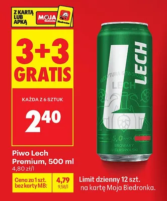 Piwo promocja w Biedronka