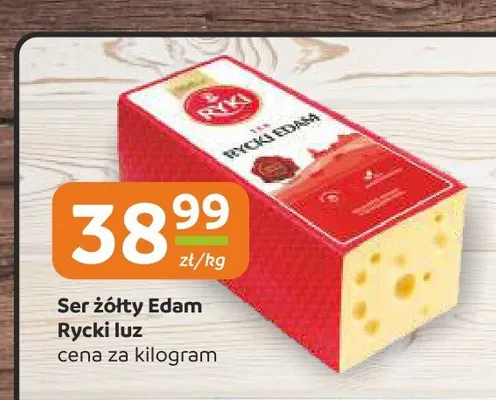 Ser żółty Edam Rycki luz promocja w Społem Częstochowa