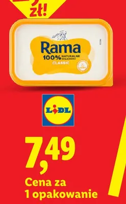 Margaryna Rama Classic promocja w Lidl