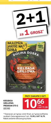 Kiełbasa grillowa Premium Dolina Dobra promocja w Selgros