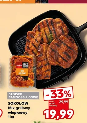 Mix grillowy wieprzowy Sokołów promocja w Kaufland