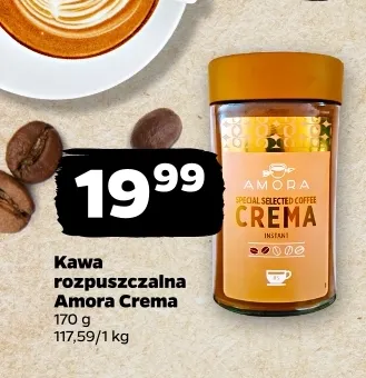 Kawa rozpuszczalna Amora Crema promocja w Netto