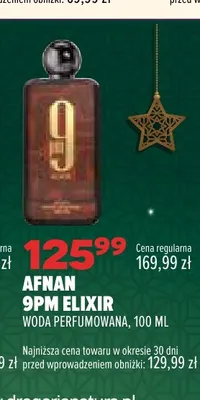 Woda perfumowana Afnan 9PM Elixir promocja w Drogerie Natura