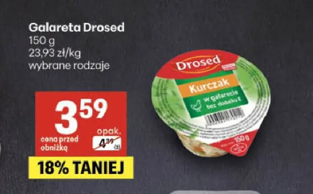 Galareta Drosed promocja w Delikatesy Centrum