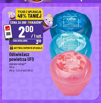 Odświeżacz powietrza UFO Świeżość Kwiatów promocja w POLOmarket
