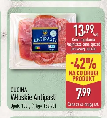 Włoskie Antipasti Cucina promocja w Aldi