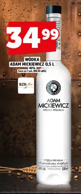 Wódka Adam Mickiewicz promocja w TOPAZ