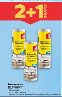 Ścierka na rolce Jan Niezbędny promocja w Netto