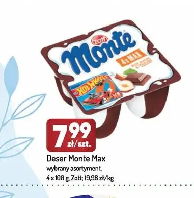 Deser Monte Max 4-pak Zott promocja w Avita