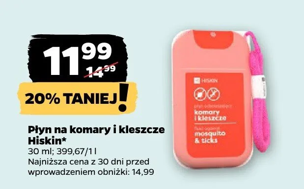 Płyn na komary i kleszcze promocja w Netto