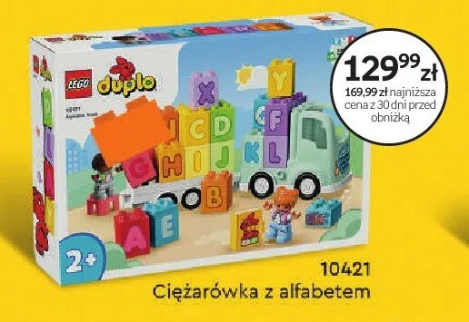 Klocki LEGO Duplo 10421 Ciężarówka z alfabetem promocja w Dzień Dziecka