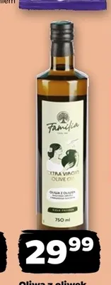 Oliwa z oliwek extra virgin Familia promocja w Netto