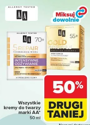 Wszystkie kremy do twarzy promocja w Carrefour