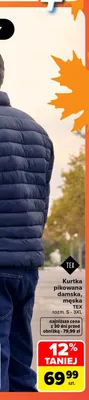 Kurtka pikowana damska TEX promocja w Carrefour