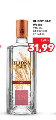 Wódka Hlibny Dar promocja w Kaufland