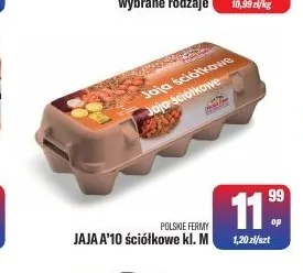 Jajka kurze ściółkowe Polskie Fermy 10 szt promocja w Tomi Markt