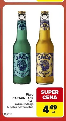 Piwo Captain Jack Original promocja w Carrefour Market