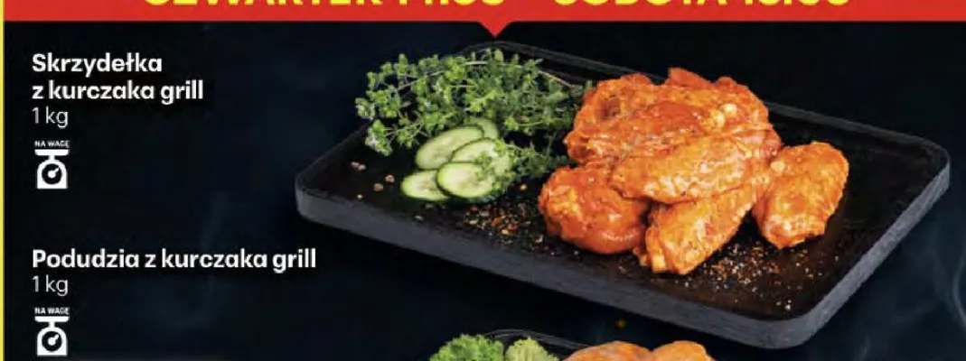 Skrzydełka z kurczaka grill promocja w Delikatesy Centrum