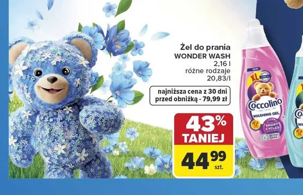 Żel do prania Coccolino Wonder Wash promocja w Carrefour