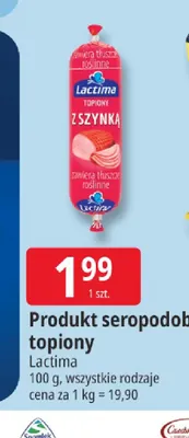 Produkt seropodobny topiony Lactima promocja w Leclerc