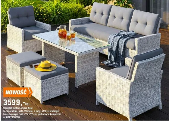 Komplet mebli Luciera New promocja w OBI