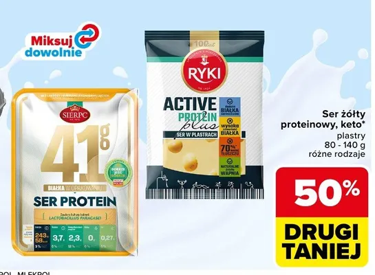 Ser protein Sierpc promocja w Carrefour