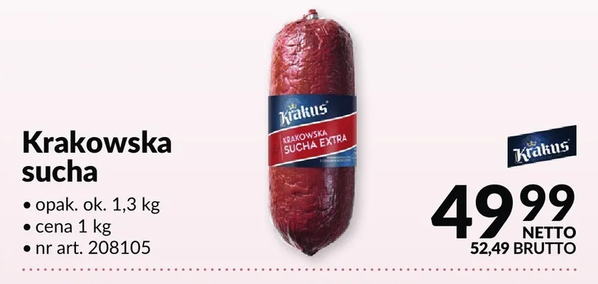 Krakowska sucha promocja w Makro