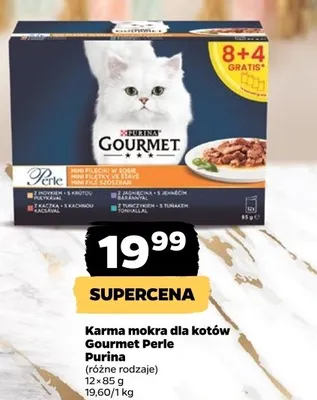 Karma mokra dla kotów Gourmet Perle Purina promocja w Netto