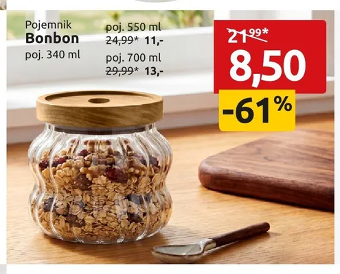 Pojemnik Bonbon 550 ml promocja w Black Red White