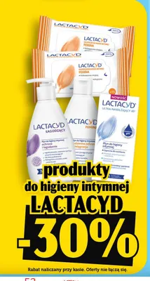 Chusteczki do higieny intymnej Lactacyd Femina promocja w TOPAZ