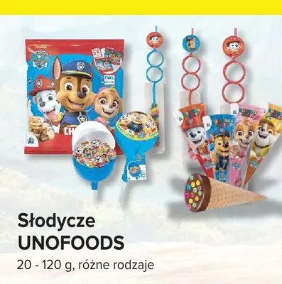Słodycze Unofoods promocja w Carrefour