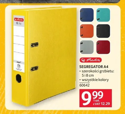 Segregator A4 Herlitz promocja w Selgros