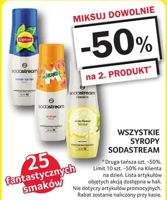 Syropy Sodastream promocja w Selgros