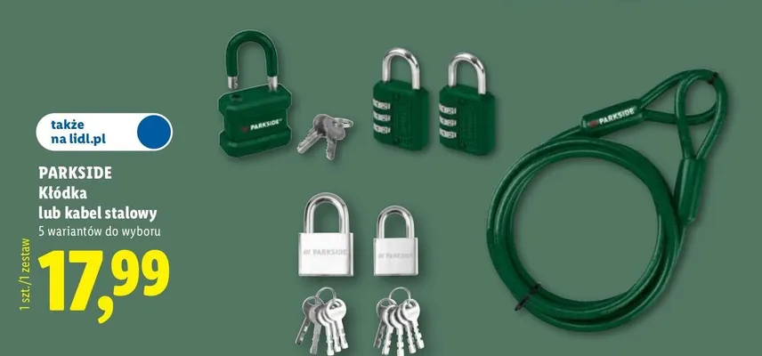 Kabel stalowy PARKSIDE promocja w Lidl